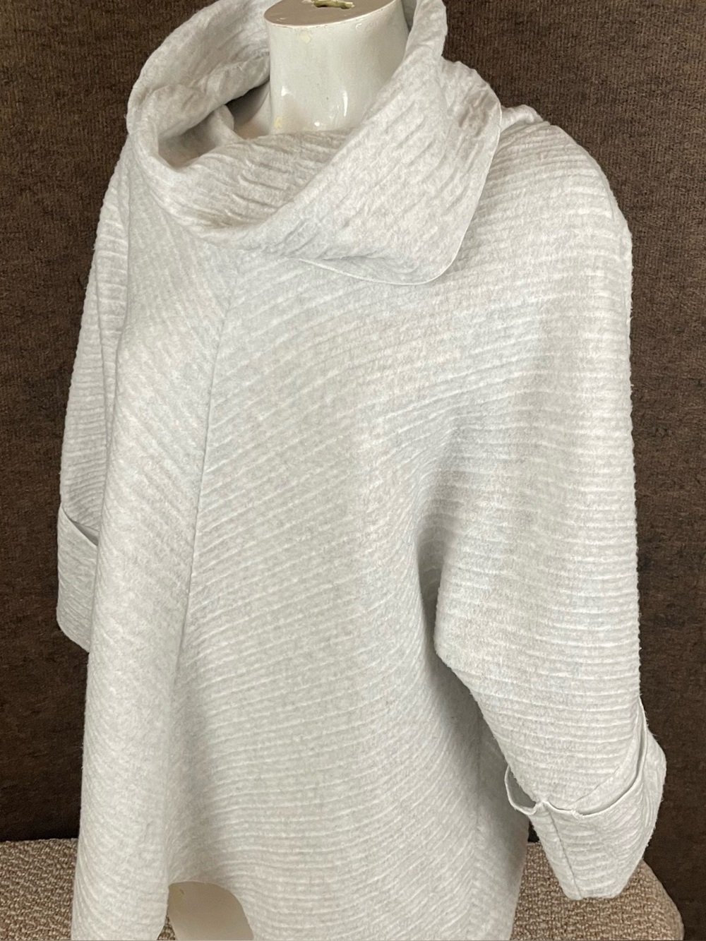 Habitat Pullover Sweater Women’s Medium Cowl Neck Lodge Soft Cozy Cabin A97